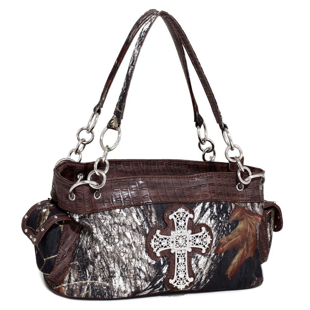 Camo purse with cross on sale