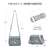 Dasein Crossbody Purses for Women Trendy Multi Pockets Shoulder Bag Medium Handbags with Guitar Strap