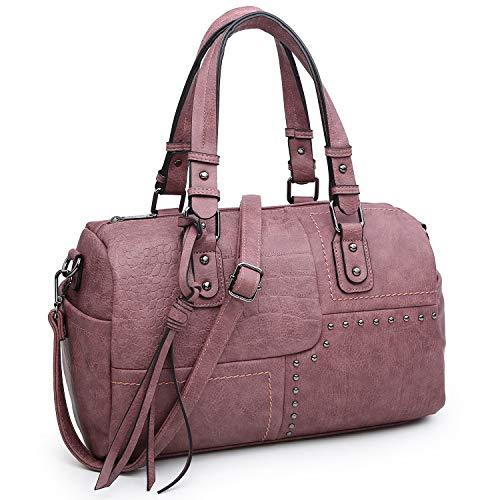 Large Leather Top Handle Work Satchel