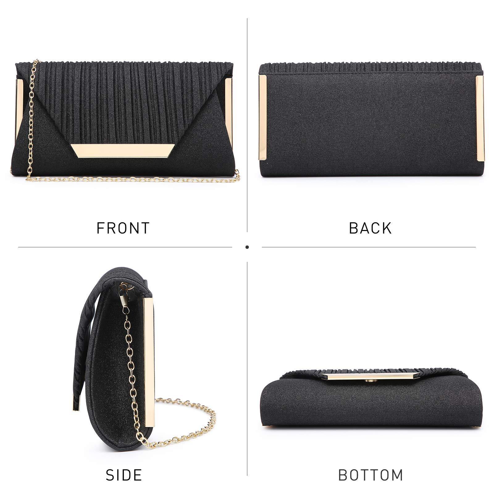 Classic Black Envelope Clutch by Kate Spade
