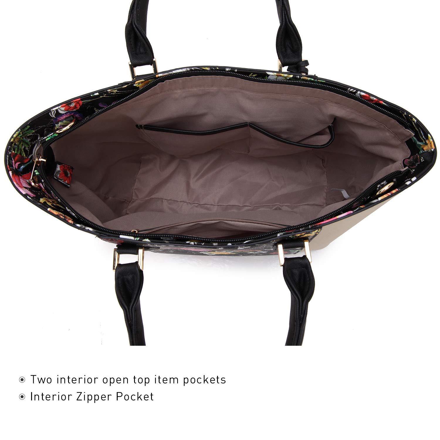 WDL7424) Print Leather Womens Large Tote Bag - China Designer Bag