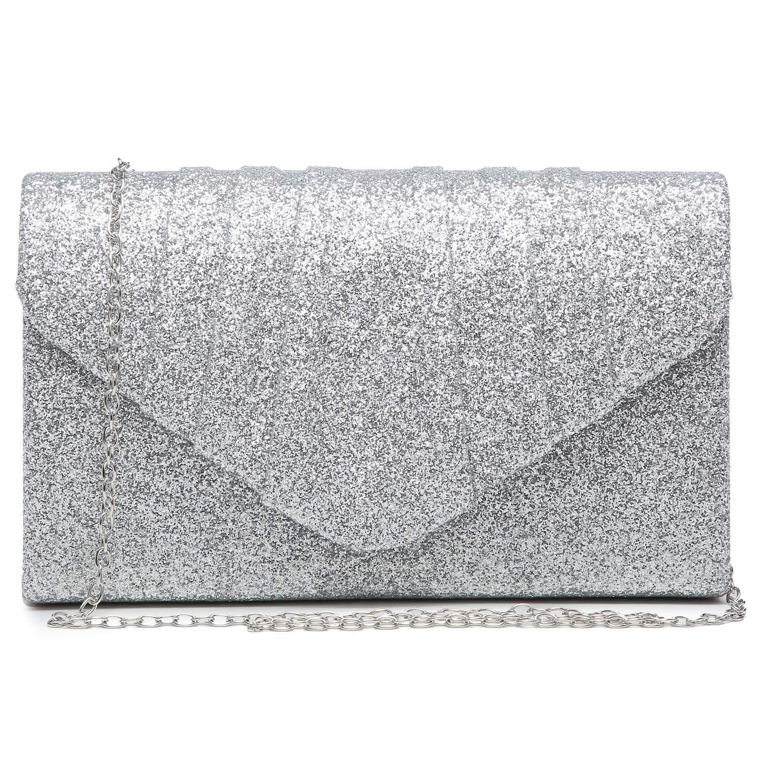 Dasein Envelope Evening Bag Clutch Purse 